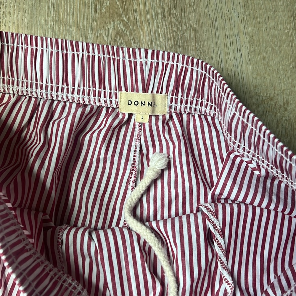Donni striped pants- wore one time - Picture 2 of 2